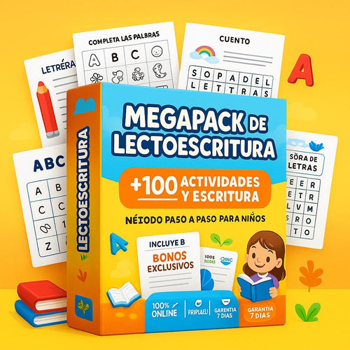 Mega Pack de Lectoescritura: Aprende a Leer en 30 Días